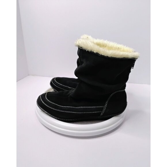 Rocket Dog Womens Black Winter Boots W/ Fleece Lining Size 9M - Picture 3 of 7